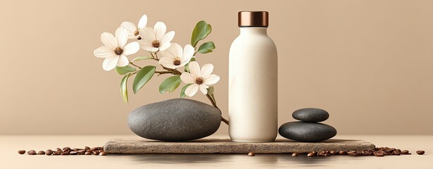 Elegant coffee product shot