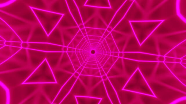 Stunning Geometric Kaleidoscope Mandala: A Fascinating Abstract Neon Mosaic Featuring Ornamental Patterns and Symmetrical Background Designs
