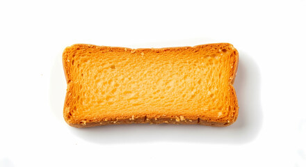 Cake Rusk Isolated on White Background
