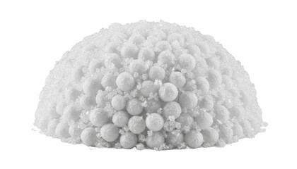 Heap of Sugar Coated Spheres With Crystal Sugar