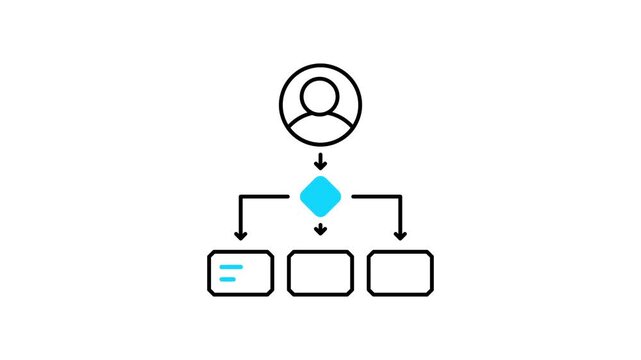 Workflow Setup animated icon video