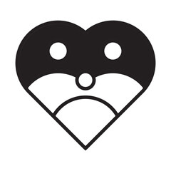 Heart dualtone icon. love dualtone icon. 3 people full of love dualtone icon.