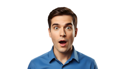 Surprised businessman