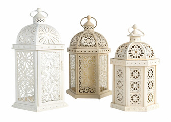lantern holders isolated on perfect background 2