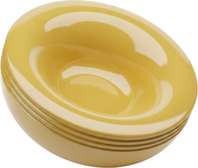 A smooth glossy concentric abstract yellow form with a liquid like interior rendered with soft lighting and a dark background modern design studio shot texture clean shape