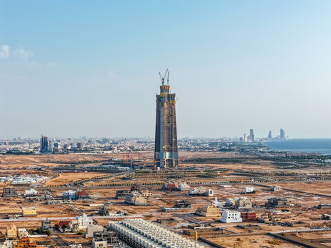 Kingdom Tower Jeddah Under construction Saudi Arabia