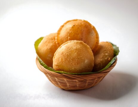 Puri, or poori, is a traditional Gujarati dish that is also referred to as pani puri in India.