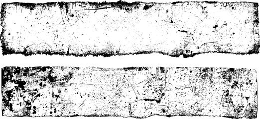 Set of abstract  grunge scratch  backdrops. Pattern of spots, stains, ink, dots, scuffs. Damaged background. Distressed dirty artistic design element for web, print, social media, frames, banner