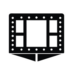 Obraz premium Icon of Animation Frames Graphic