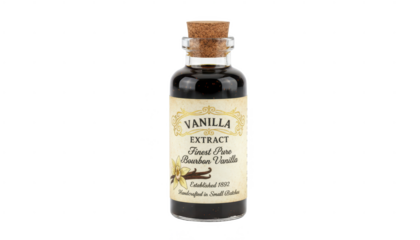 Bottle of Vanilla Extract With Cork Stopper