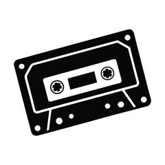 Icon of Cassette Tape Symbol