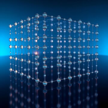 Quantum safe encryption lattice illustration for keyexchange and signature slides