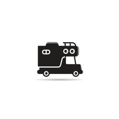 Recreational vehicle icon vector illustration