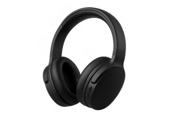 Black over-ear wireless headphones offering sound, technology, and entertainment. Perfect for music, calls, or gaming