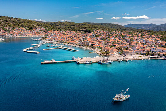 Vela Luka town on the Island of Korcula
