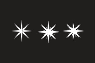 Sparkle Burst Icon Vector