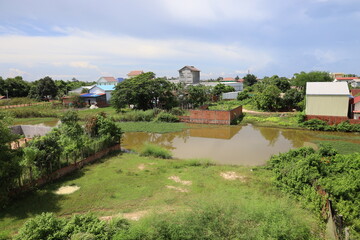 Obraz premium siem reap city cambodia countryside daytime