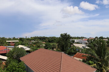 Naklejka premium siem reap city cambodia countryside daytime