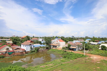 Obraz premium siem reap city cambodia countryside daytime