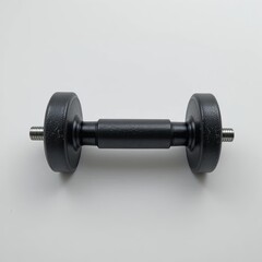 Fitness Gear, Dumbbell, Studio, Product Photo, Minimalist, Isolated, Strength Training Equipment
