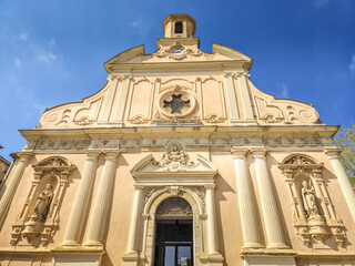 Obraz premium Church of Sainte Anne Saint Martin in Vallauris, South of France