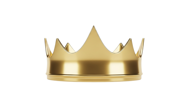 Crown: golden symbol of royalty