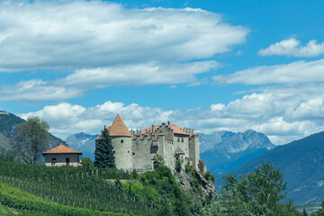 Obraz premium castle kastelbell in in Tschars, tyrol, vinschgau