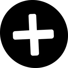 Collection of math symbol icon. Plus sign line icon collection. Add button symbol for web and graphic design. Simple outline cross for app interface.Vector positive, more,pictogram.