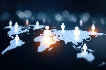 A global meeting connects teams sharing updates combining notes and partnering across borders to grow sales align decisions and unify a regional review