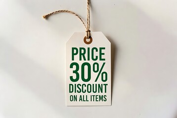 Announcing a Huge Sale Get 30% Off All Items During Our Limited Time Promotion Perfect for Advertising Retail Sales and Special Offers to Increase Revenue Today