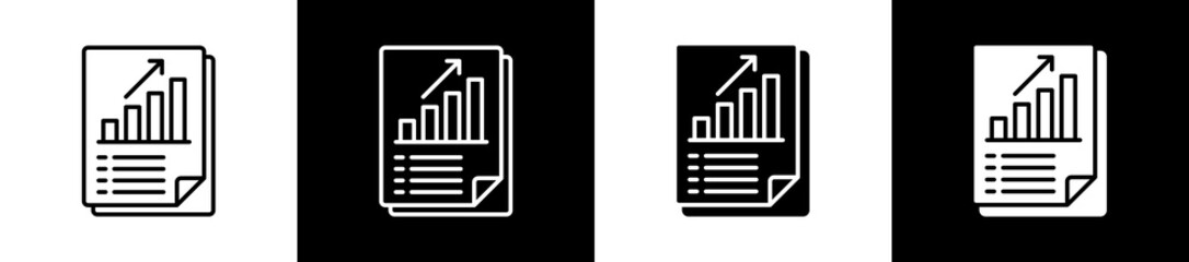 Currency icon variations in line and glyph style on black and white background