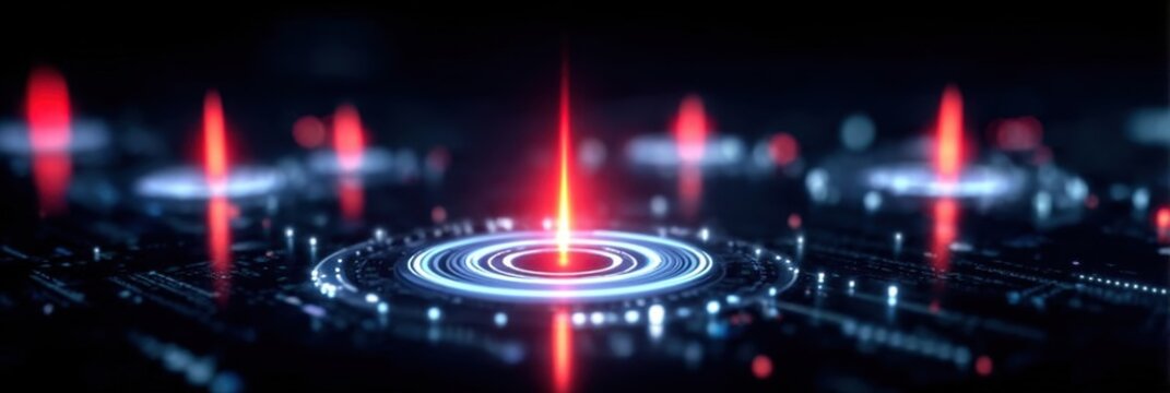 Ray pulses from the unit are monitored, scanned, and linked by the program to generate actionable intelligence