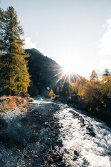 autumn in the mountain