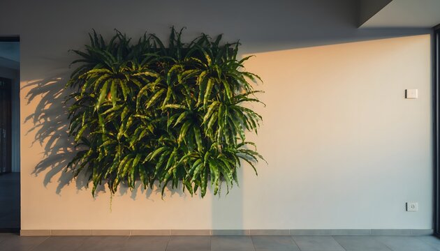 Bird&rsquo;s Nest Fern (Asplenium nidus) displayed as an interior ornamental plant, featuring lush green tropical foliage. Indoor gardening