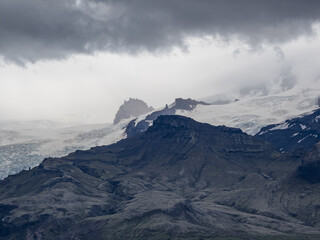 Obraz premium mountains and glacier in Iceland