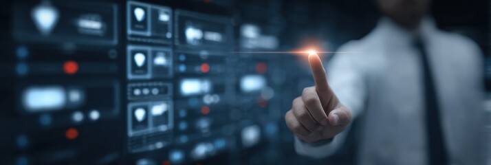 Engineers interact with software dashboards adjusting switches server operations monitoring browser activity and database indices in real time