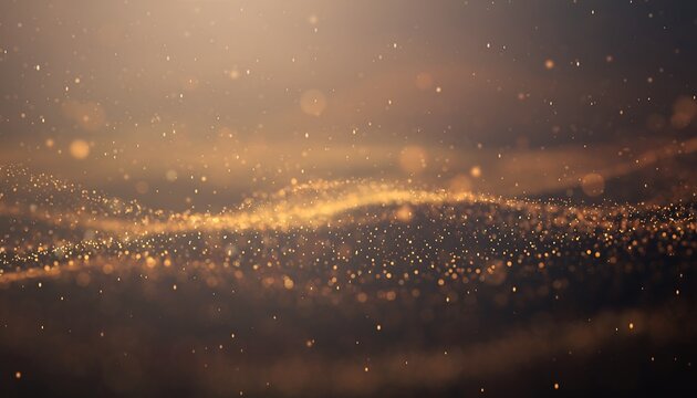 Premium soft golden glow background with smooth gradients, delicate light particles