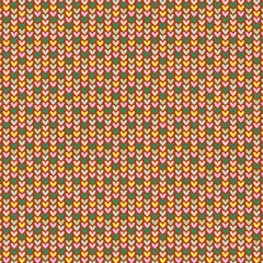 Colorful seamless heart pattern with vibrant rainbow tones on a dark background, ideal for Valentine’s Day, romantic wrapping paper, digital art, textiles, or cheerful decorative projects.