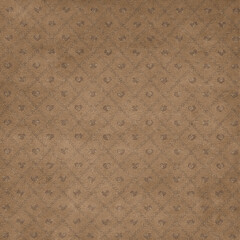 Vintage brown textured pattern with subtle heart and diamond motifs, ideal for rustic Valentine&rsquo;s Day designs, backgrounds, invitations, packaging, and romantic or antique-themed projects.
