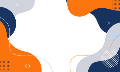 Abstract Fluid Shapes Background with Modern Design.