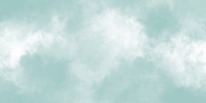 serene teal background with soft, diffused white clouds soft light blue  creating a serene and peaceful atmosphere, very calming