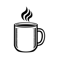 Steaming mug of hot drink representing warmth, comfort, cozy winter moments and seasonal beverages.