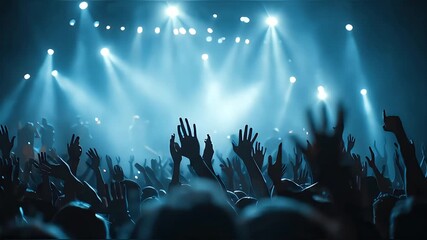 Luminous Stage: Concert Lights and Crowd Euphoria