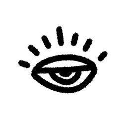 eye png outline cute cartoon handwrite design art clipart childs cute cartoon line doodle element