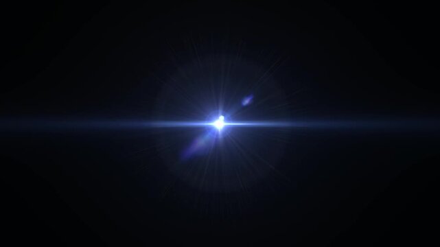sunbeam shining brightly, creating an optical lens flare