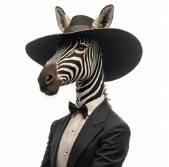 Animal with fashion clothes