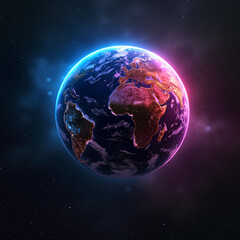 Neon Earth in the Universe