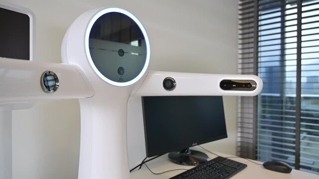 A cone beam CT scanner (CBCT) for dental scan with zooming shot