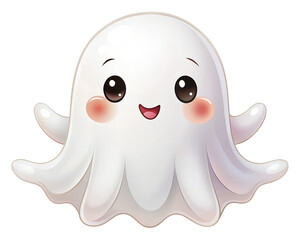 funny cartoon octopus cartoon, dental, isolated, halloween, cute, seal, rubber, elephant, smile, ghost, toy, illustration, animal, tooth, white, character, object, 3d, baby, cat, 