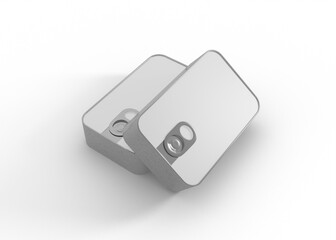 Rectangle Can Mockup